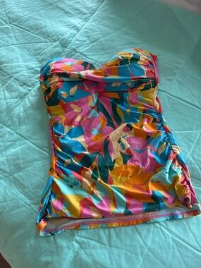 Floral Strapless tankini